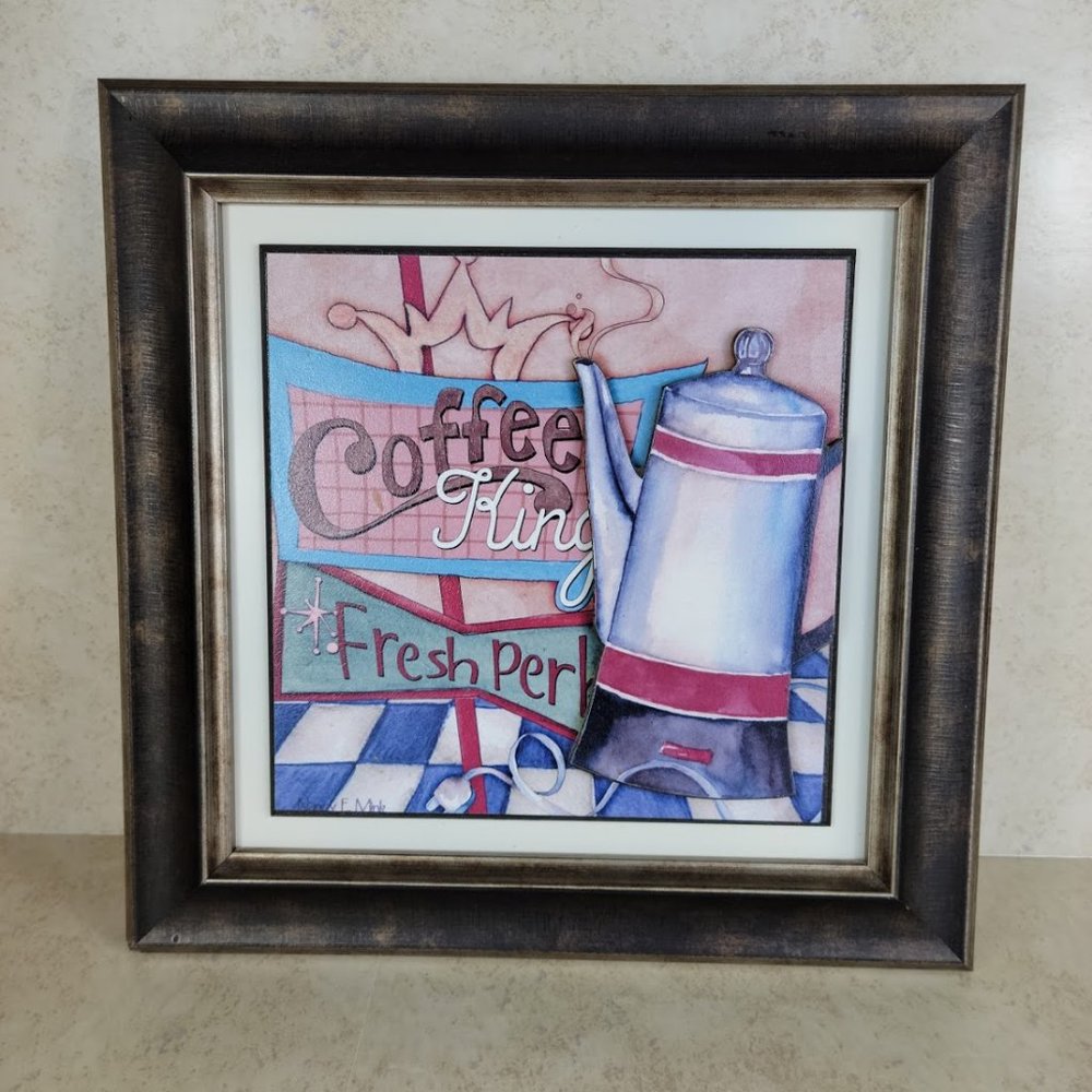 CRYSTAL ART GALLERY framed art coffee shop - Picture 3 of 6